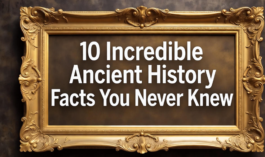 10 Incredible Ancient History Facts You Never Knew