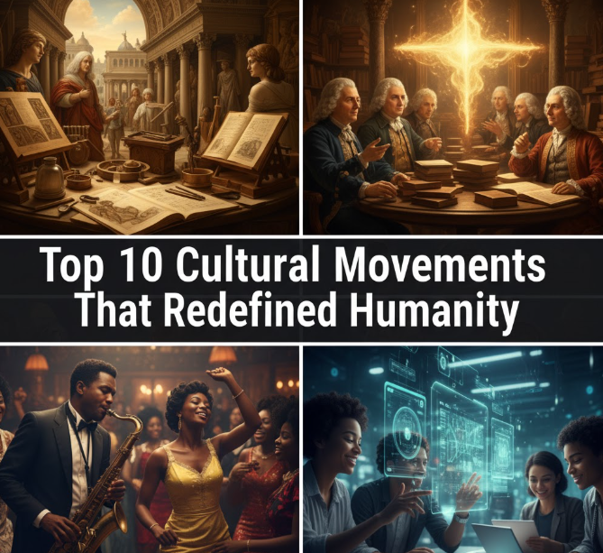 Top 10 Cultural Movements That Redefined Humanity